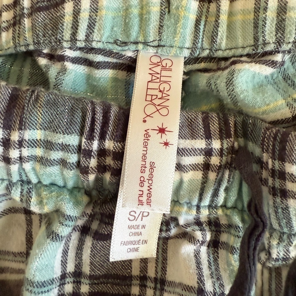 Gilligan & O’Malley Plaid Flannel Pajama Set – Women’s Small - Picture 4 of 5